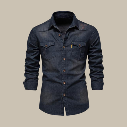 Giano - Zeitloses Denim-Hemd