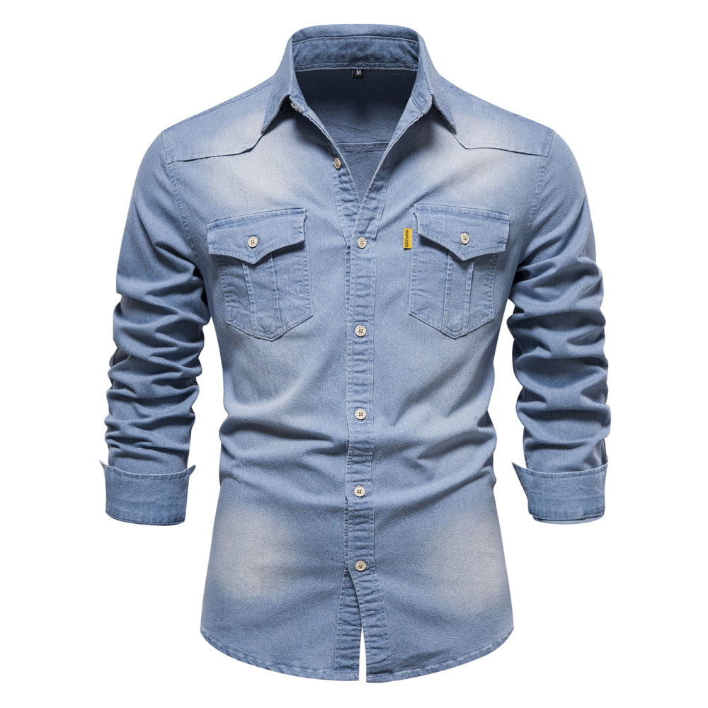 Giano - Zeitloses Denim-Hemd