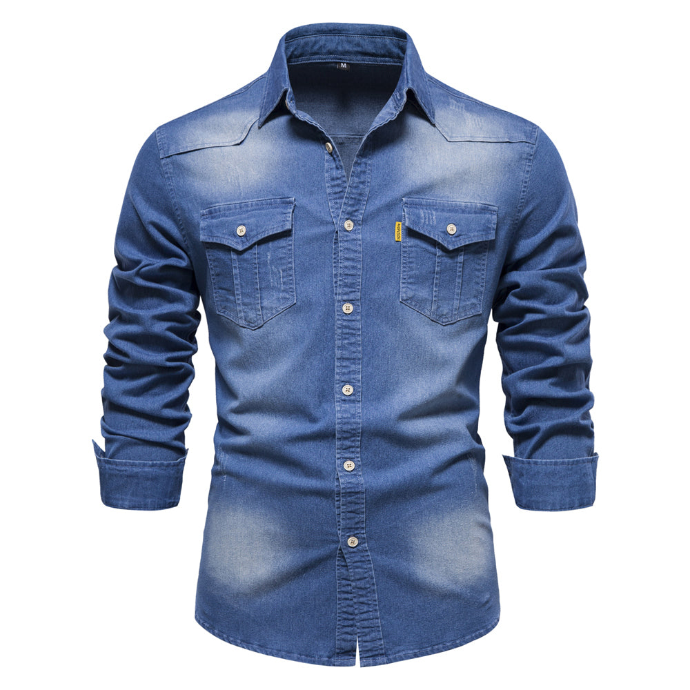 Giano - Zeitloses Denim-Hemd